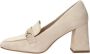 Tamaris Beige Suède Pump met Gouden Detail Beige Dames - Thumbnail 18