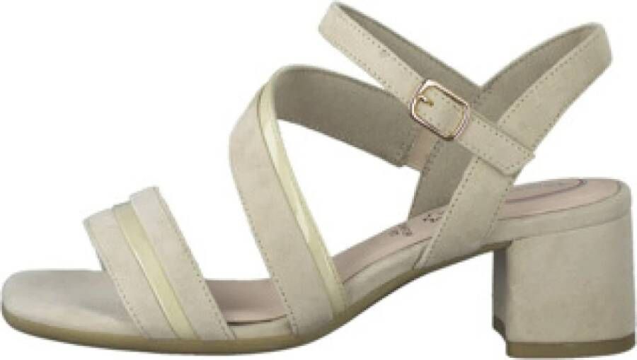 Tamaris Beige Volwassen Sandalen Stijlvol en Comfortabel