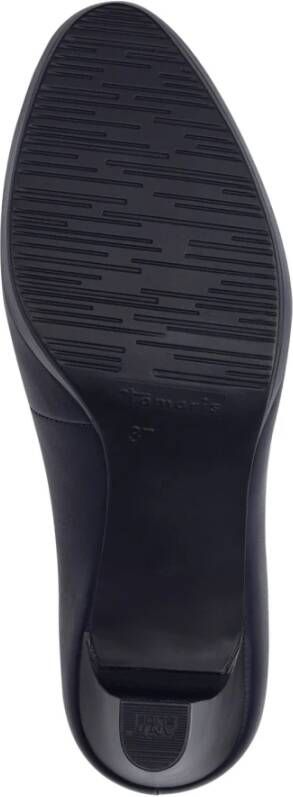 Tamaris Blauwe Pumps met Blokhak en Anti-Slip Technologie