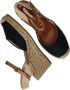 Tamaris Blauwe Suède Espadrille Sleehak Sandaal Multicolor - Thumbnail 10