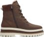 Tamaris Winterlaarzen Blokhak plateau veterschoenen in vegan verwerking - Thumbnail 7