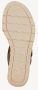 Tamaris Bruine Leren Sleehak Sandalen met Geweven Design - Thumbnail 5