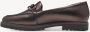 Tamaris Metallic Loafer voor Dames Brown Dames - Thumbnail 9