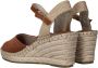 Tamaris Bruine Suède Espadrille Sleehak Sandaal Brown Dames - Thumbnail 7