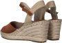 Tamaris Bruine Suède Espadrille Sleehak Sandaal Brown Dames - Thumbnail 16