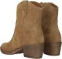 Tamaris Camel Suède Westernlaarzen Brown Dames - Thumbnail 17