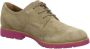 Tamaris Casual veterschoenen voor dames in middengrijs - Thumbnail 2