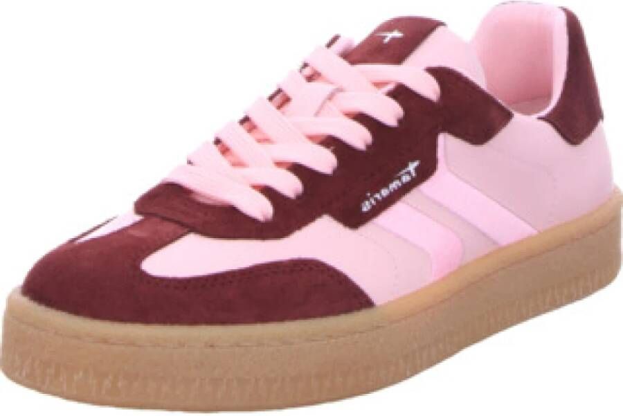 Tamaris Casual Veterschoenen voor Heren in Roze