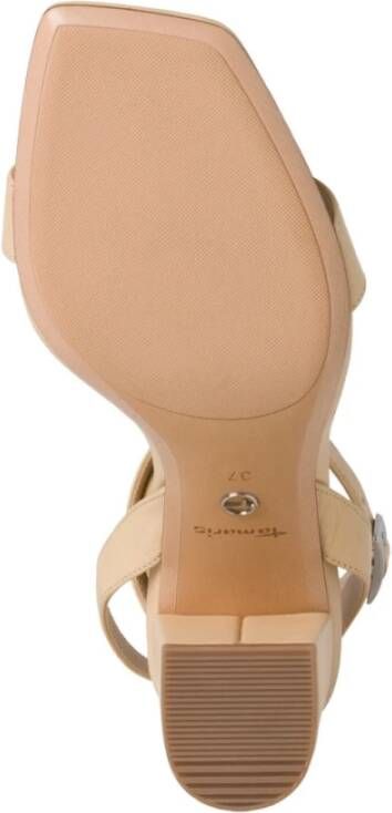 tamaris citroen elegante open sandalen Beige Dames