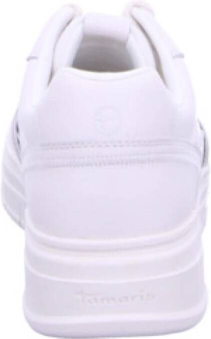 Tamaris Comfort Veterschoenen voor dames in wit