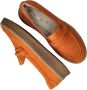 Tamaris Comfortabele Oranje Suède Loafer Orange Dames - Thumbnail 10