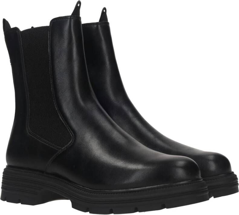 tamaris Comfortabele Vegan Chelsea Boot Black Dames