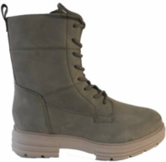 Tamaris Dames veterschoenen in effen kleuren