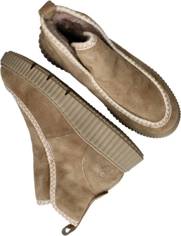 tamaris Dames Winterlaars Beige Dames