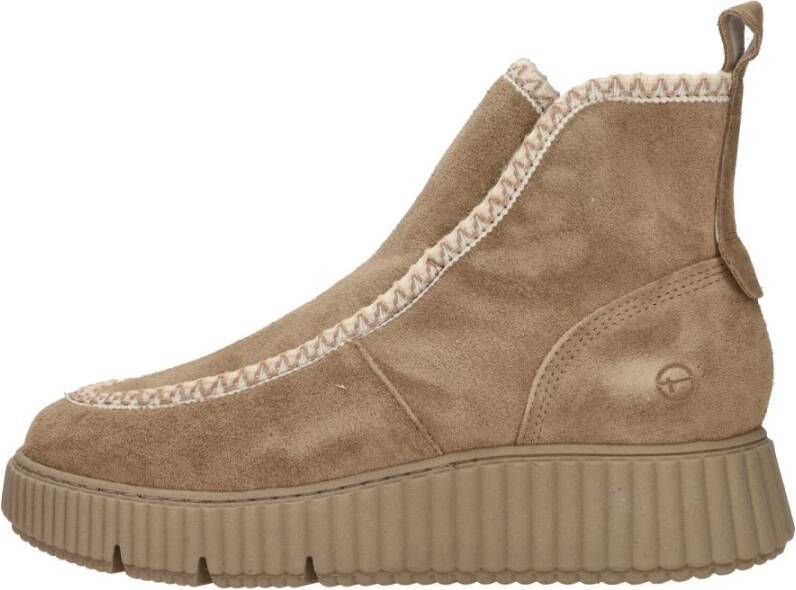 tamaris Dames Winterlaars Beige Dames