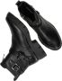 Tamaris Stoere vegan bikerboot met rits en gespen Zwart Dames - Thumbnail 7