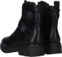 Tamaris Stoere vegan bikerboot met rits en gespen Zwart Dames - Thumbnail 8