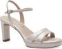 Tamaris Metallic Gouden Vegan Sandalette met 7 5 cm Hak Yellow Dames - Thumbnail 36