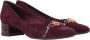 Tamaris Elegante Merlot Rode Leren Pump Red Dames - Thumbnail 5