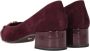 Tamaris Elegante Merlot Rode Leren Pump Red Dames - Thumbnail 7