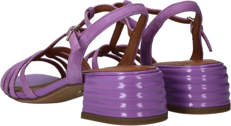 tamaris Elegante paarse sandalette met trendy hak Purple Dames