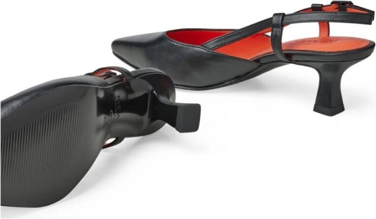 tamaris Elegante Zwarte Platte Sandalen Black Dames