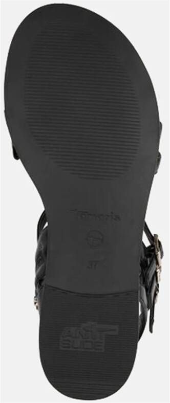 Tamaris Elegante zwarte sandalen voor de zomer