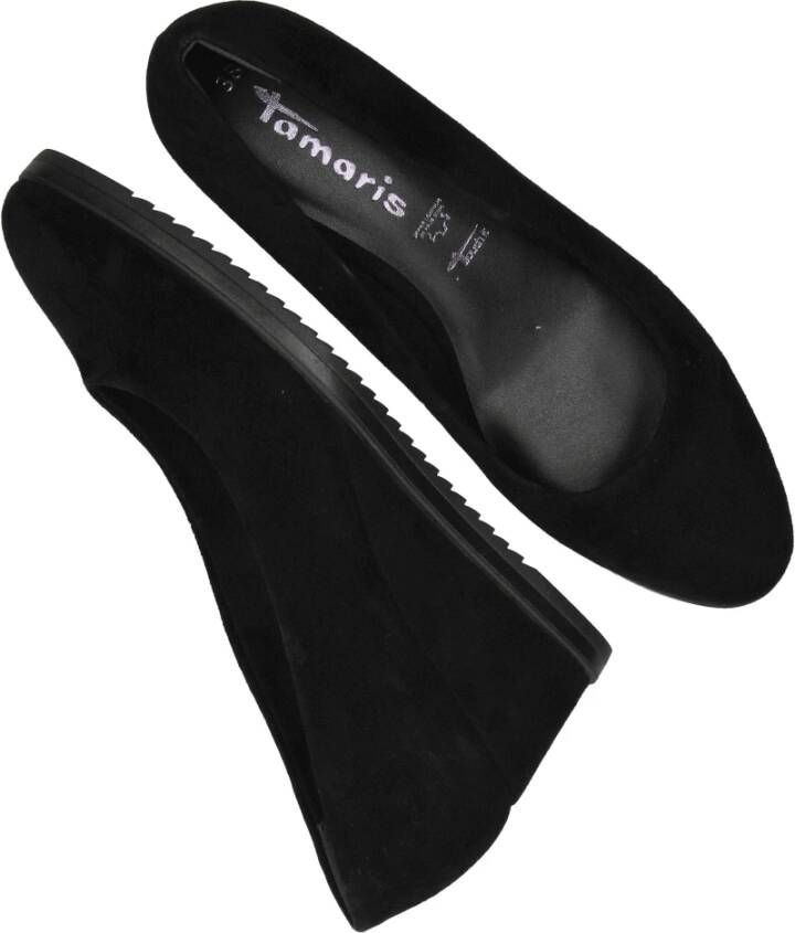 tamaris Elegante Zwarte Sleehakken Black Dames