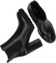 Tamaris Zwarte leren Chelsea laars met 6 cm hak Black Dames - Thumbnail 14