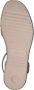 Tamaris Beige Leren Platte Sandalen voor Dames Beige Dames - Thumbnail 4