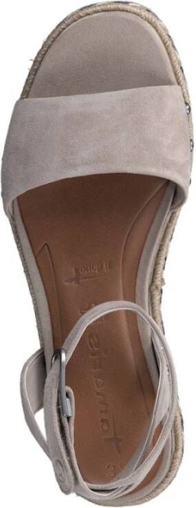 tamaris Flat Sandals Beige Dames