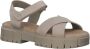 Tamaris Sandalen beige Nubuck Dames - Thumbnail 13