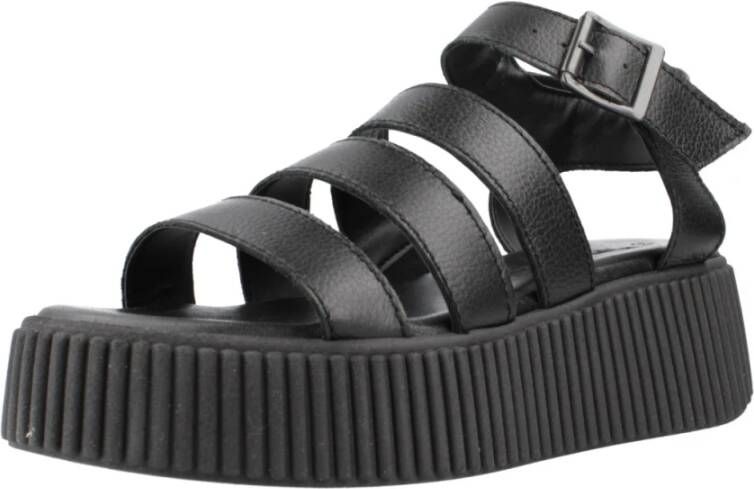 tamaris Flat Sandals Black Dames