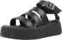 Tamaris Stijlvolle Platte Sandalen voor Vrouwen Black Dames - Thumbnail 12