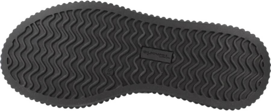 tamaris Stijlvolle Platte Sandalen voor Vrouwen Black Dames