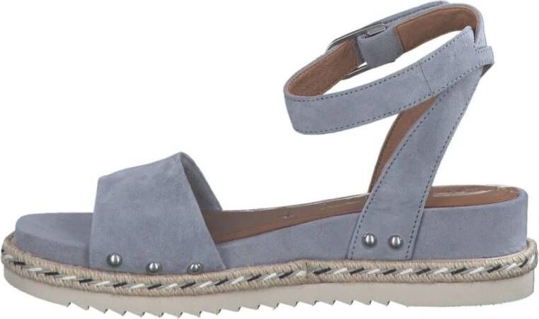 tamaris Flat Sandals Blauw Dames