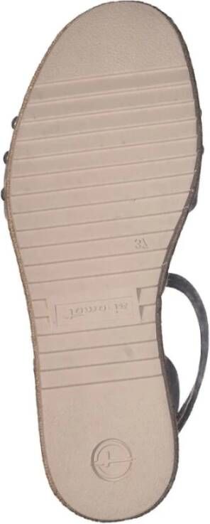 tamaris Flat Sandals Blauw Dames