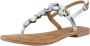 Tamaris Flat Sandals Gray Dames - Thumbnail 4