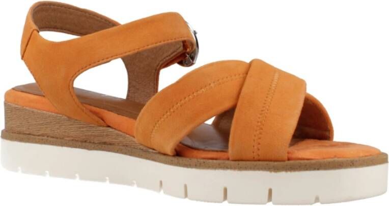 tamaris Flat Sandals Orange Dames