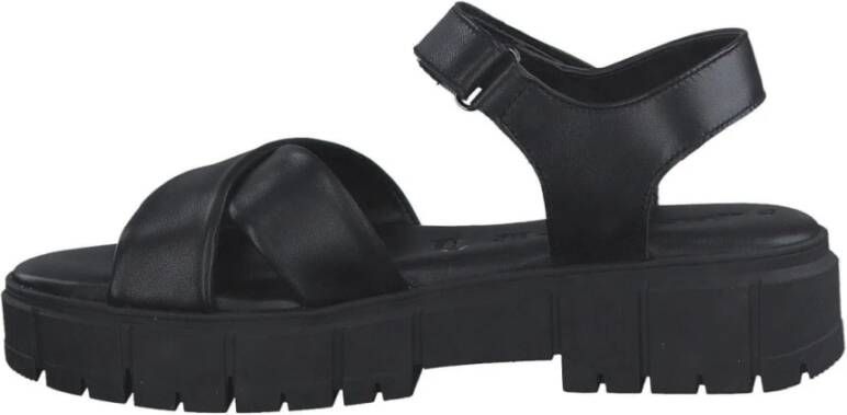 tamaris Flat Sandals Zwart Dames