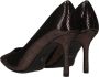 Tamaris Glimmende Zwarte Bruine Pumps met Metallic Finish Black Dames - Thumbnail 9