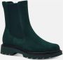 Tamaris Groene Leren Laarzen Ronde Neus Green Dames - Thumbnail 6