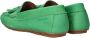 Tamaris Groene leren loafers voor dames Green Dames - Thumbnail 11