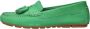 Tamaris Groene leren loafers voor dames Green Dames - Thumbnail 12