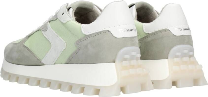 tamaris Groene Zomer Sneaker voor Dames Multicolor Dames