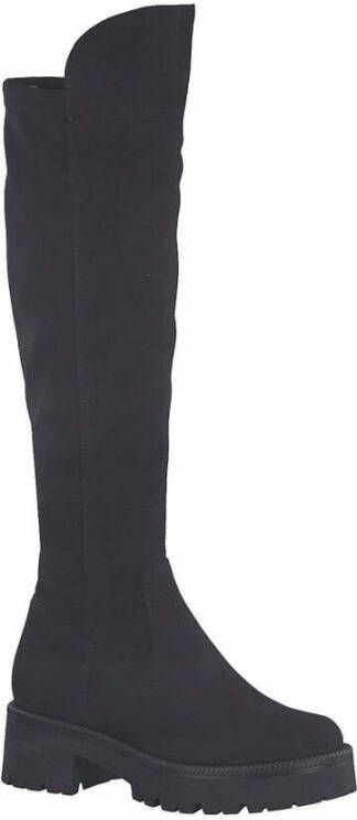 tamaris Black Casual High Boots Zwart Dames