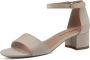 Tamaris Beige Elegante Platte Sandalen voor Vrouwen Beige Dames - Thumbnail 83