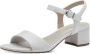 Tamaris Witte Open Platte Sandalen Vrouwen White Dames - Thumbnail 13