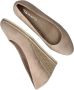 Tamaris Pumps met sleehak beige Leer Dames - Thumbnail 13