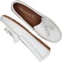 Tamaris Witte leren instap loafers voor dames White Dames - Thumbnail 12